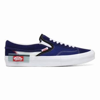 Damske Slip On Tenisky Vans CAP Modre VA34XZMQC